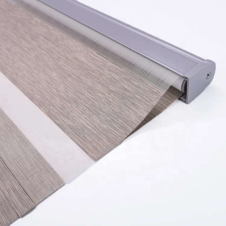 Wholesale electric zebra day night blind curtain for office window decoration roller zebra blinds