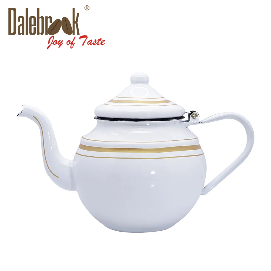 
Arabic Style Enamel Carbon Steel Teapot Customized logo cast iron teapot,cast iron enamel kettle 