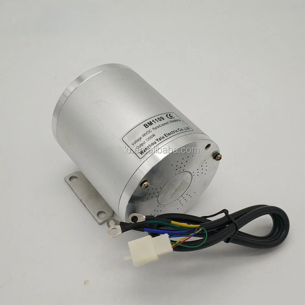 BM1109 1000W 36/48 V conversion drive high speed brushless DC Motor with controller for electric car&Golf cart