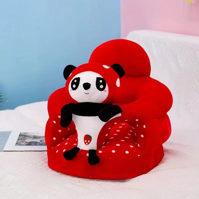 Factory Supply Baby Sit Learning Cushion Plush Rabbit Animal Sofa/Kids Chair Sofa Bed cover