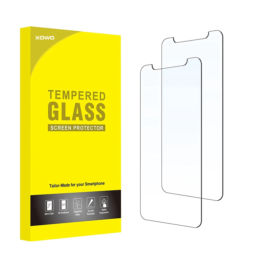 XOWO Wholesale HD Clear Tempered Glass Screen Protection film for iPhone ipad macbook kindle fire, Anti Scratch Screen Protector