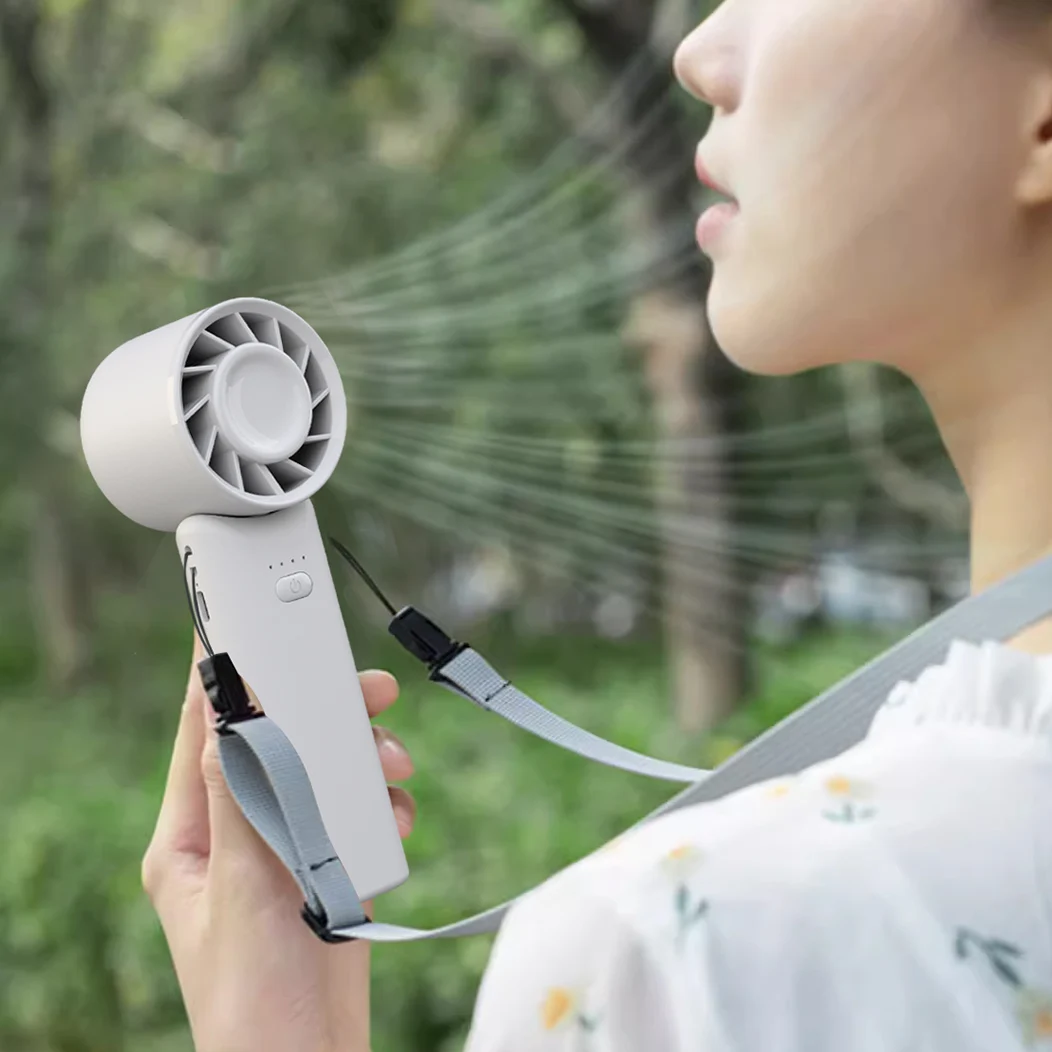 Factory Direct Wholesale Portable Mini Charging Fan Multi-Function Air Cooling Handheld Fan 4 Speed Folding Mini Hand Fan