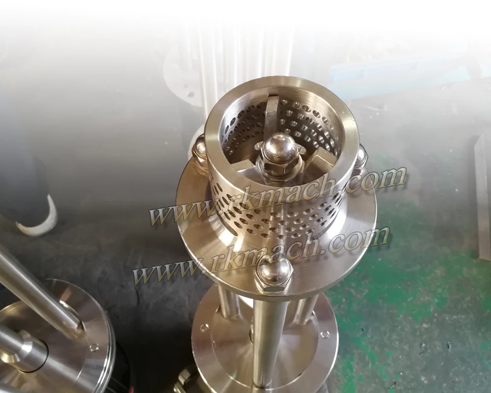 220V 3kw 4HP SS316L high shear batch homogenizer high shear mixer with fine screen working head for fine chemical homogenizing
