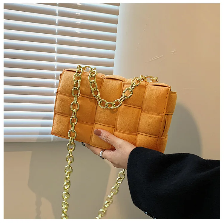 brand New woven deerskin velvet small square designer hand bags ladies handbags women bags