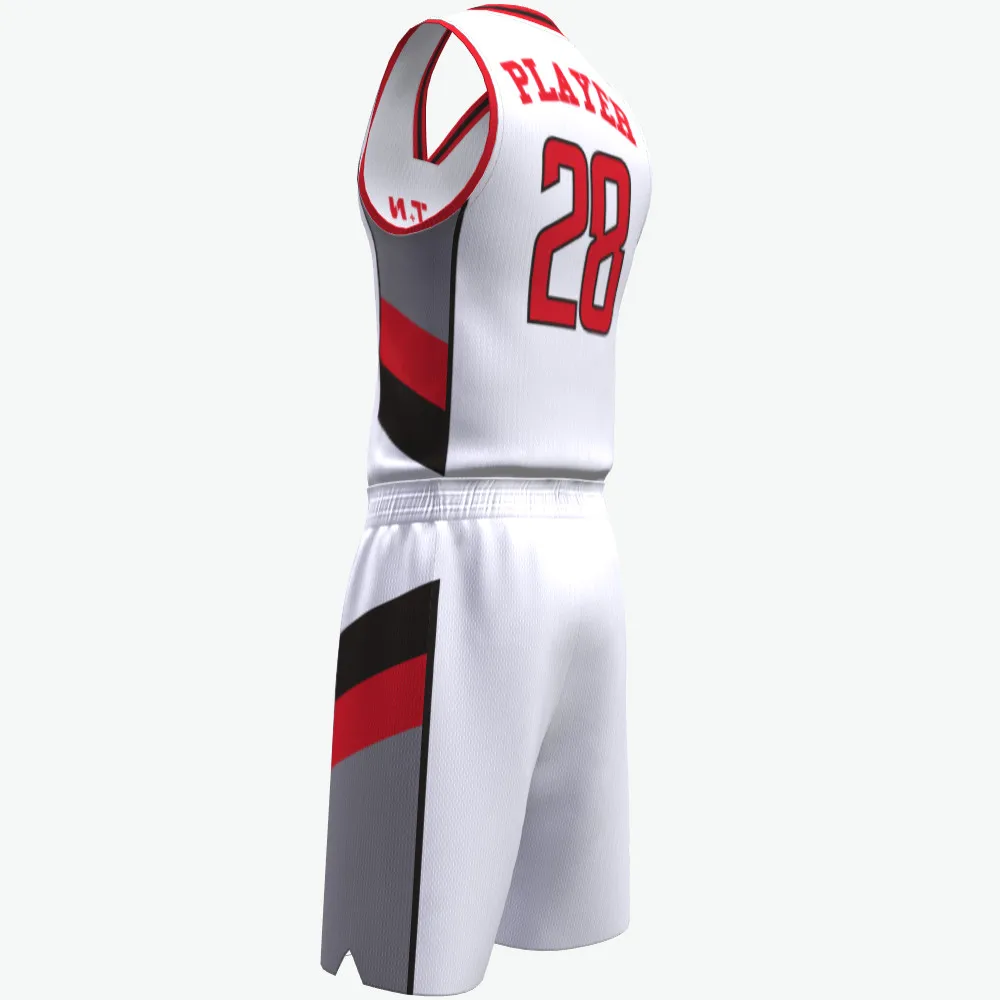 Wholesale Custom Men Basketball Uniform Sets Professional Breathable Dry Comfortable Shirts Cheap Basketball Jersey NBAA