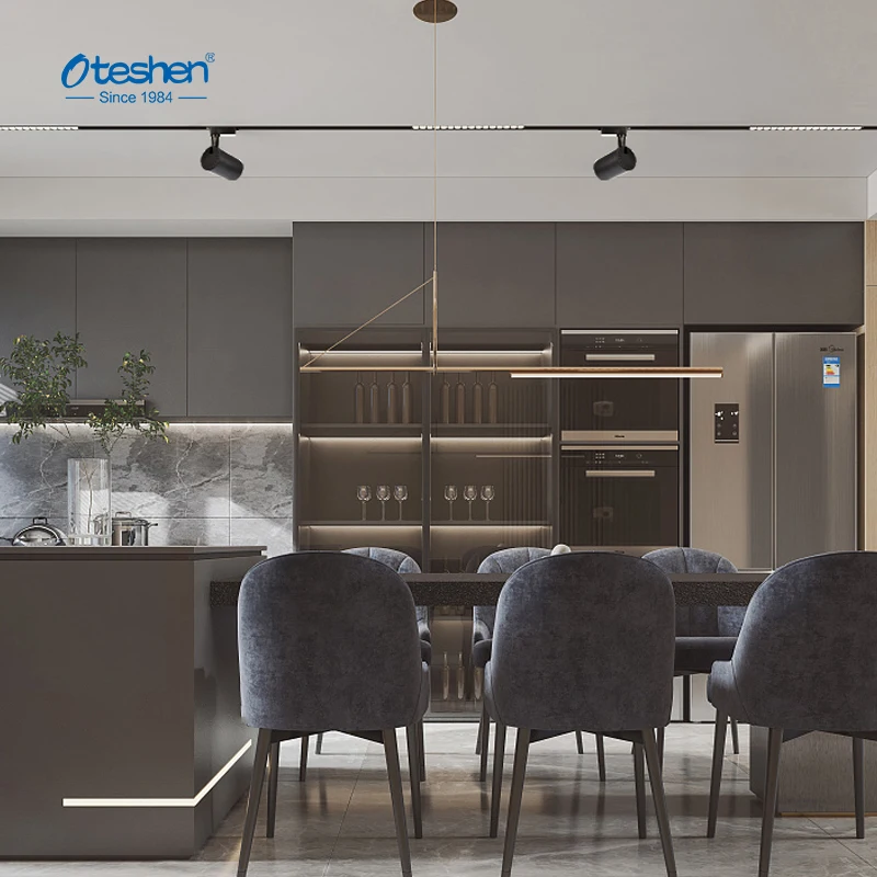 led track lights 20w cob track Modern Light Narrow Beam Up Aluminum Cob Antiglare indoor track