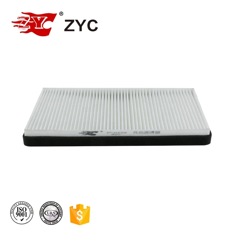 ZYC Sponge Wrap Fiber Filter Production Line OEM 377-819-638 VW air conditioner filter for auto parts