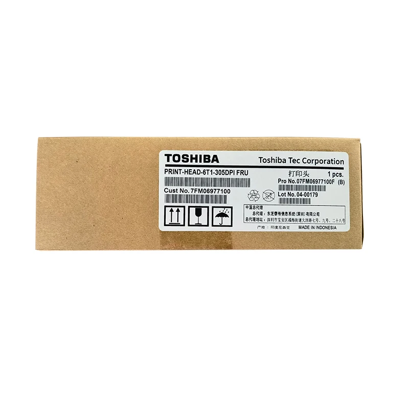 Original New Printhead for Toshiba TEC EX6t3 305dpi Flathead TTO Printer For 7FM07075100