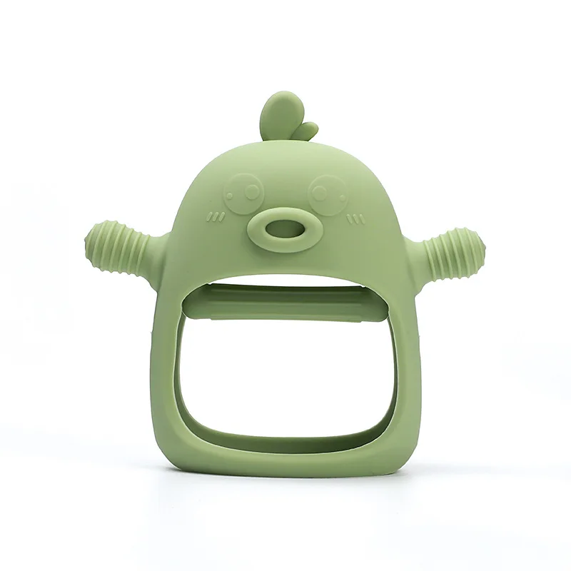 Baby Teether Silicone Mitten Teething Soft pacifier 100% Food Grade BPA Free Chew Toy For Baby  Teeth Grinding Toys