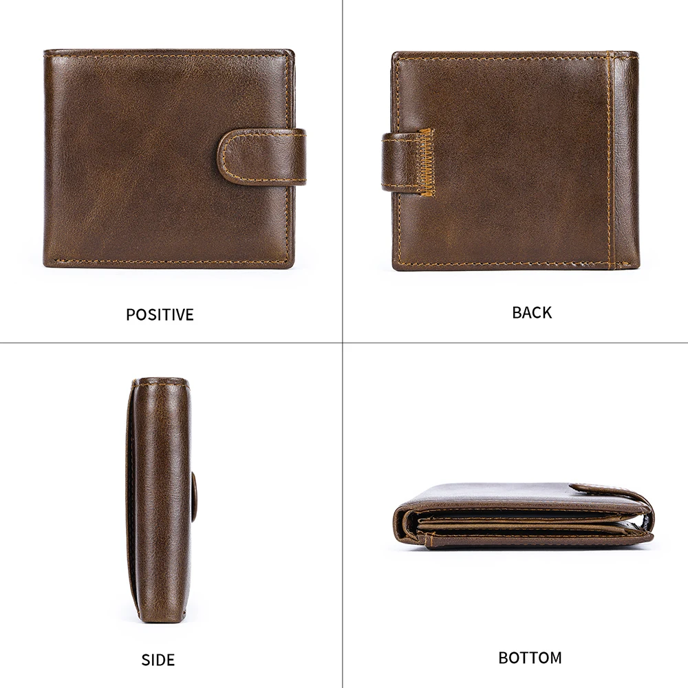 MARRANT Men RFID Anti-theft Wallet with 19 Cards Holder 2 ID Window Zipper Coin Pocket Purse Genuine Leather Wallet for Men