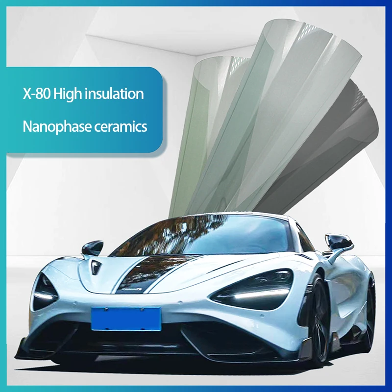 Factory Wholesale 30m Removable Auto Glass Protective Film Nano Ceramic  Insulation Privacy Raping Wrap Films Car Film