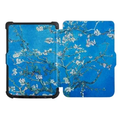 Motive Print Slim Leather Case Soft Shell for Pocketbook 606 628 633 for Pocketbook touch lux 5 color Funda Cover Wholesales