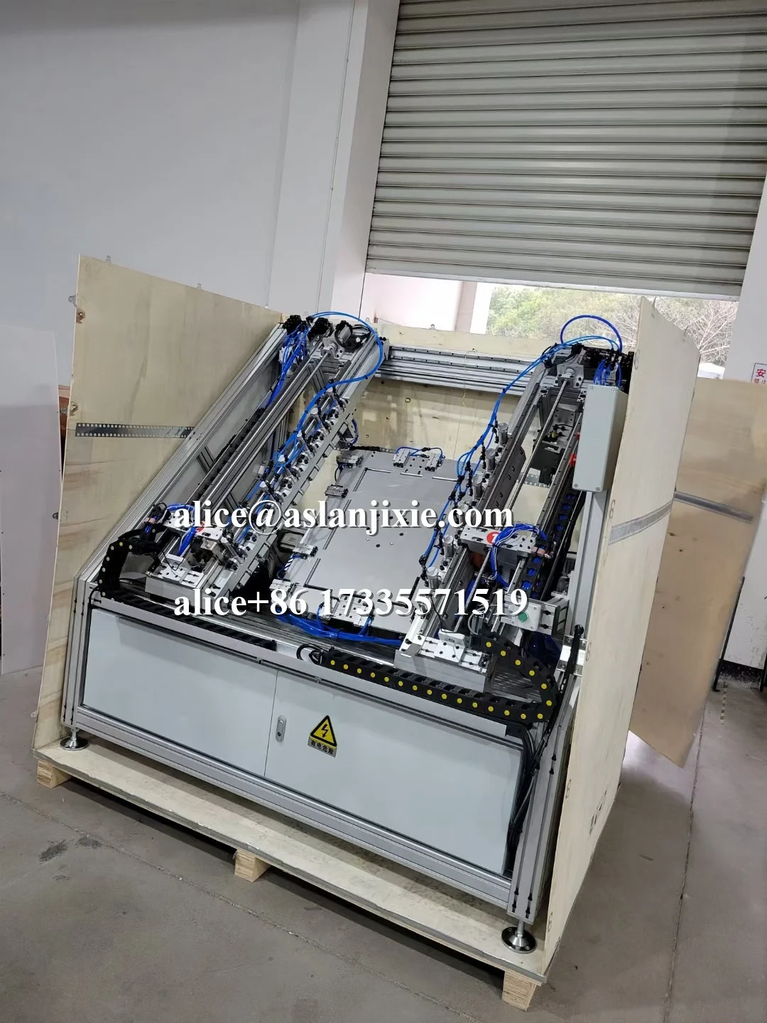 aumatic digital painting photo frame nailing machine/ semi automatic rotary frame Tensioning CNC Smart Canvas Stretching Machine