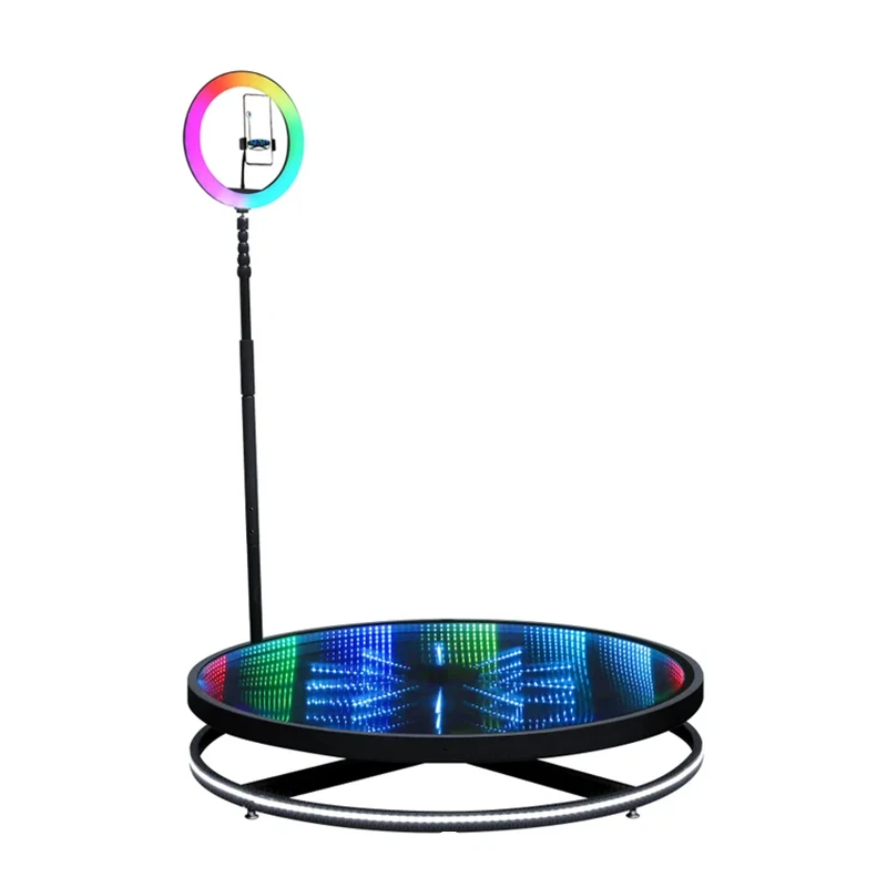 party artifact portable automatic photobooth automatic rotating selfie 360 video booth for wedding party
