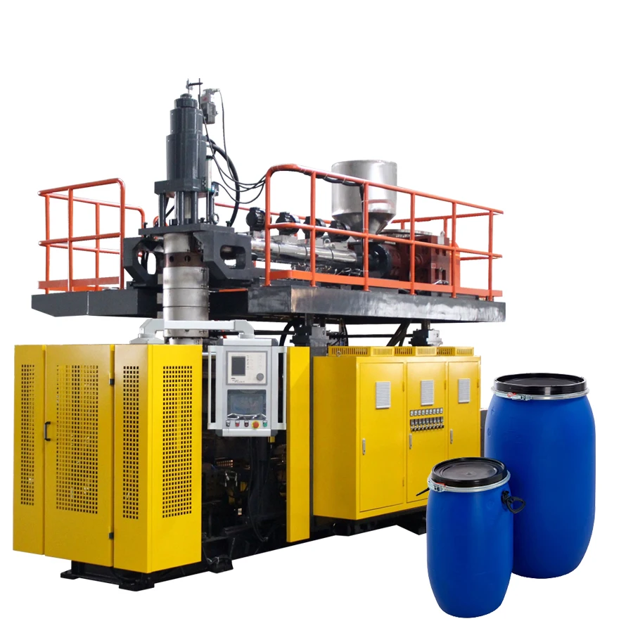 Машина для производства пластиковых барабанных Барабанов из полиэтилена высокой плотности на 160 л, машина для выдувного формования пластиковых барабанов