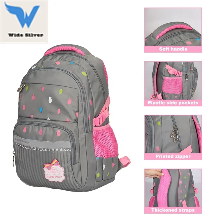 Wholesale schoolbag unique design eco-friendly student bagpack book bag children school backpack kids school bags for girls