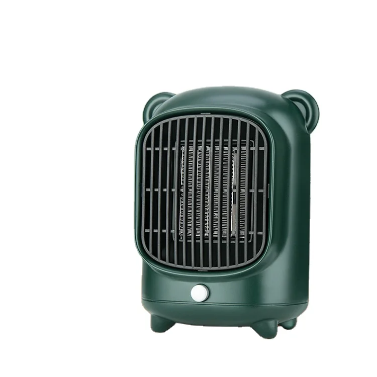 Desktop Electric Mini Heater Adjustable Thermostat Ptc 500w Mini Wide Angle Electric Heating Small Portable Space Fan Heater
