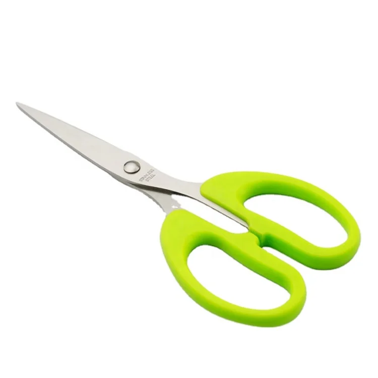 S2-1119A Stainless Steel Office Scissors Household Paper Cutting Plastic Handle Stationary Scissors