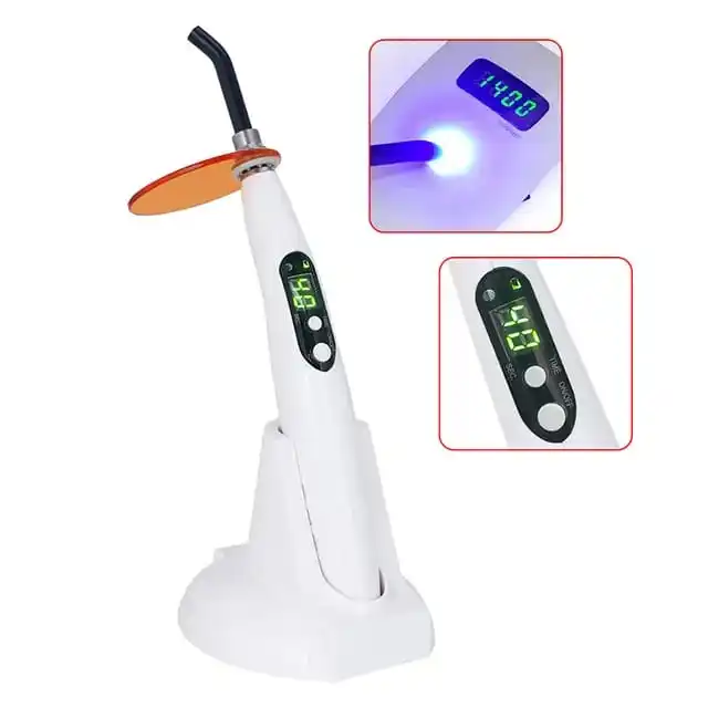 High quality Tooth Tube Lighting Photo Ring Fill Wireless Cordless Led Lamp Dental Curing Light Led Light Cure