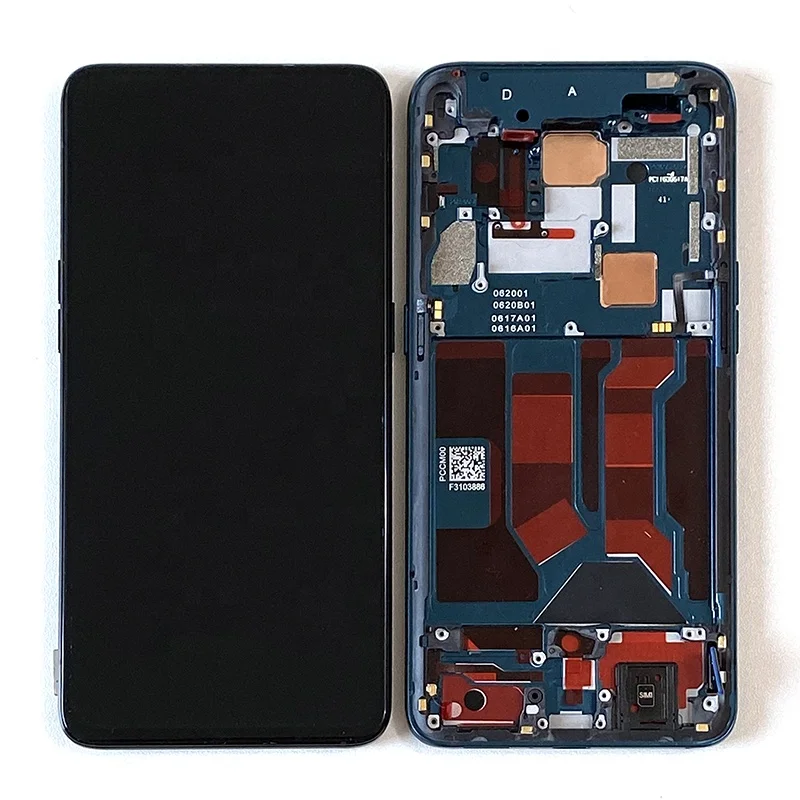 Original Touch Screen For OPPO Reno 10X ZOOM CPH1919 AMOLED LCD Display Screen Touch Panel Digitizer Frame For Reno 10X ZOOM LCD