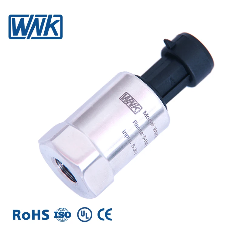 WNK 4-20mA 1-5V 0-60bar Vacuum Absolute Pressure Sensor For Water Air Gas