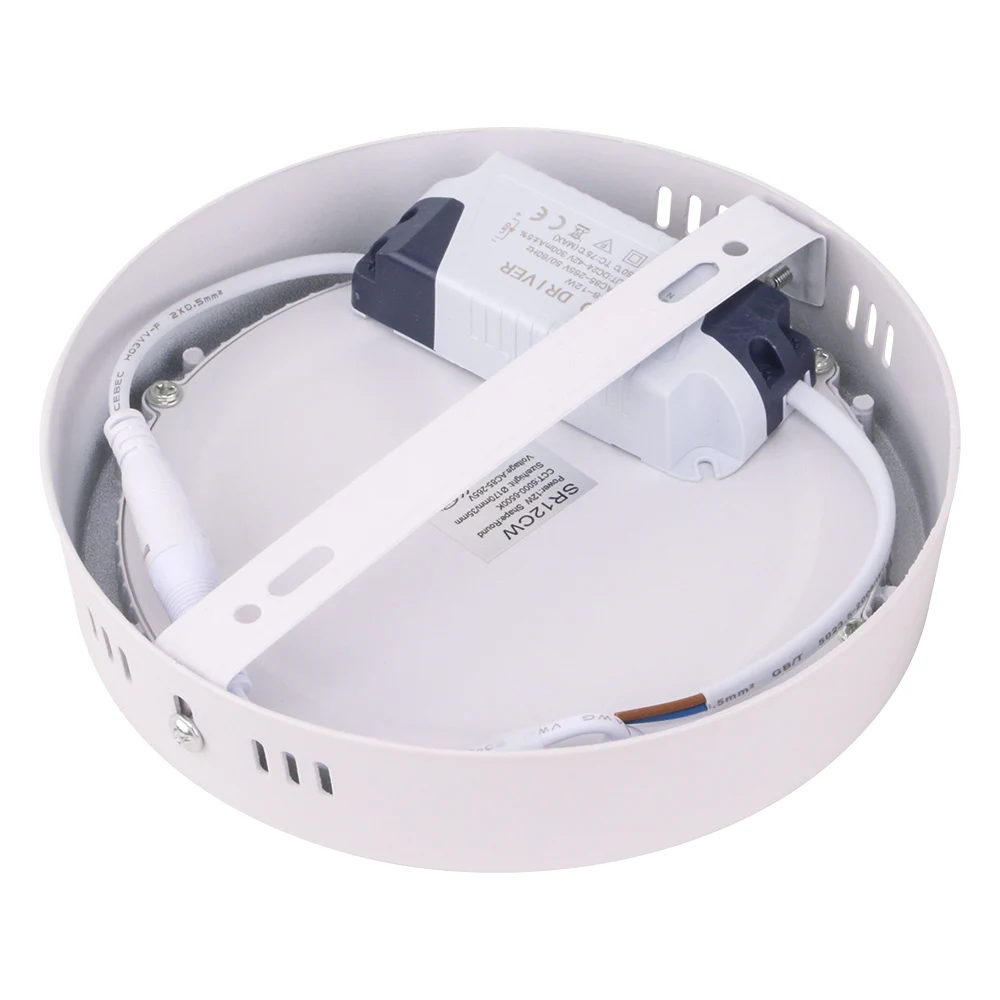 Aluminium Slim Surface Mounted Panel LED 6W 12W 18W 24W Ceiling LED Light Panel