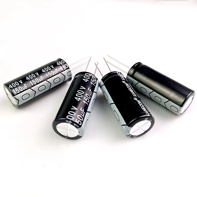 Factory price super capacitor 150UF 400V high voltage aluminum electrolytic capacitors