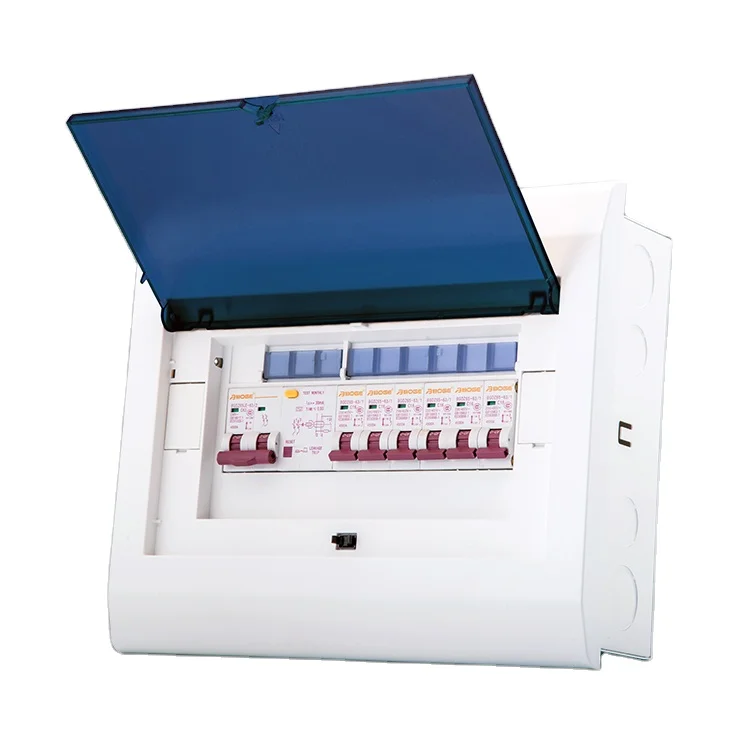 Surface mount Metal 10 way outdoor electrical power distribution panel board Tablero Electrico Electrical Distribution Box Size