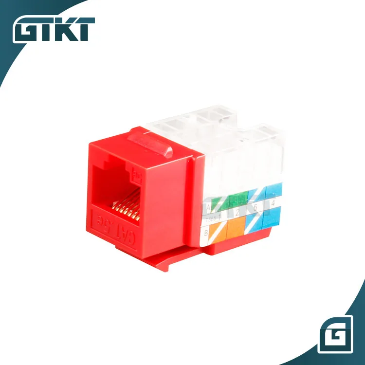  Модульный разъем keystone jack муфта RJ45 Cat6 50u UTP Cat5e 8P8C 10