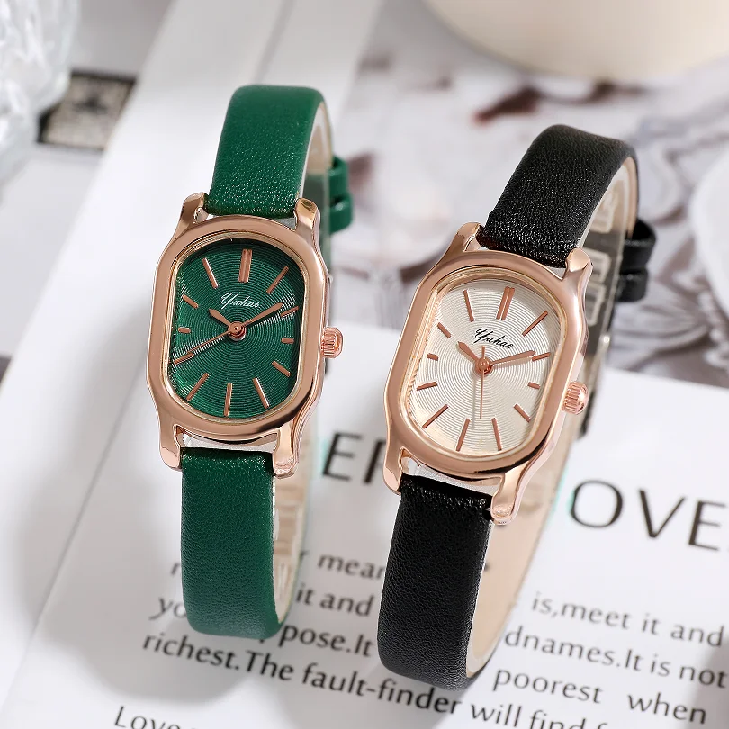 High Quality  Ladies watch Casual Women Leather Band Quartz Watches