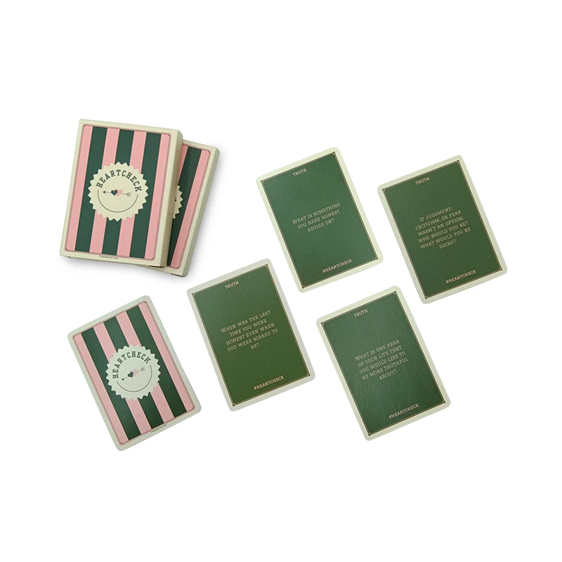 Manufacturer Make Fully Customised Personalized Game Card Question Card With Your Own Design Front And Back And Box Artwork