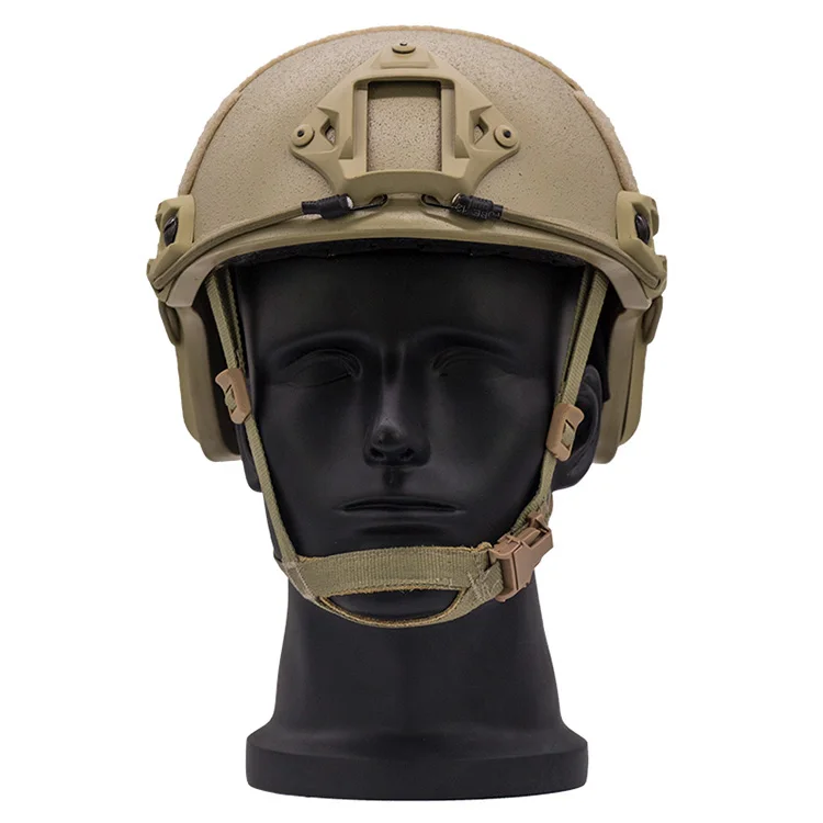 The Defensive FAST suspension system tactical helmet is used as a protective helmet