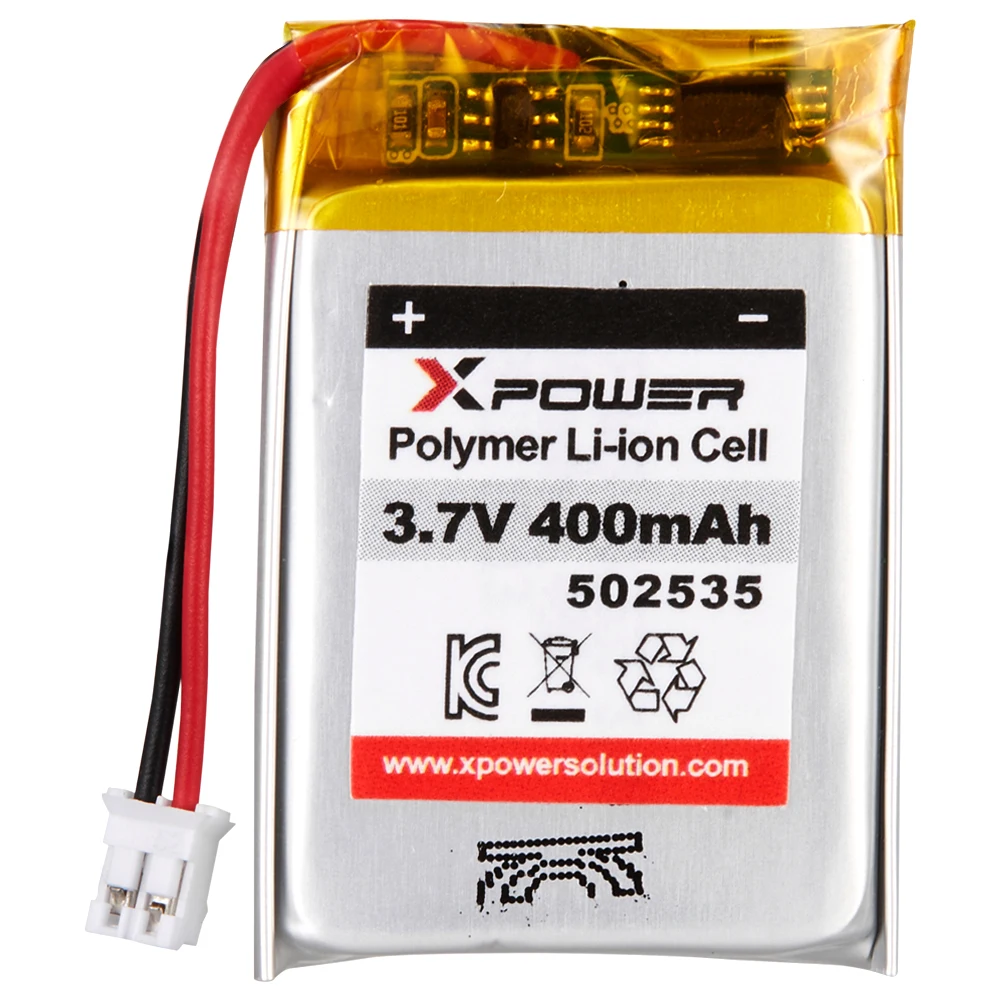 502535 3.7v 400mah