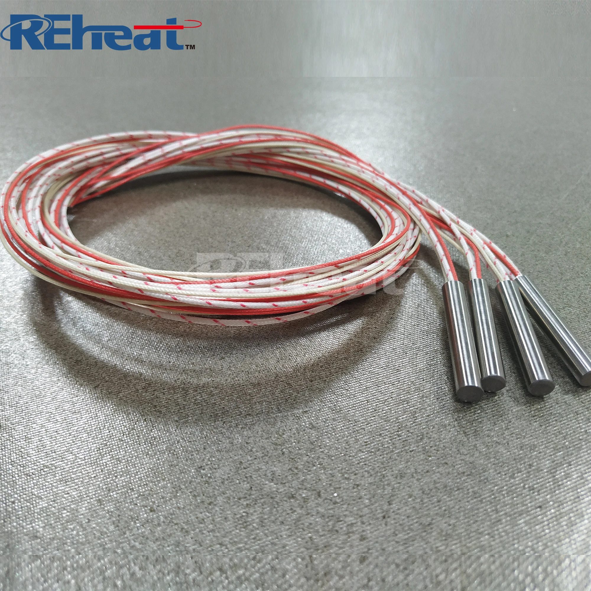 High density 220V electric cartridge heater with thermocouple K type for plastic injection moulds