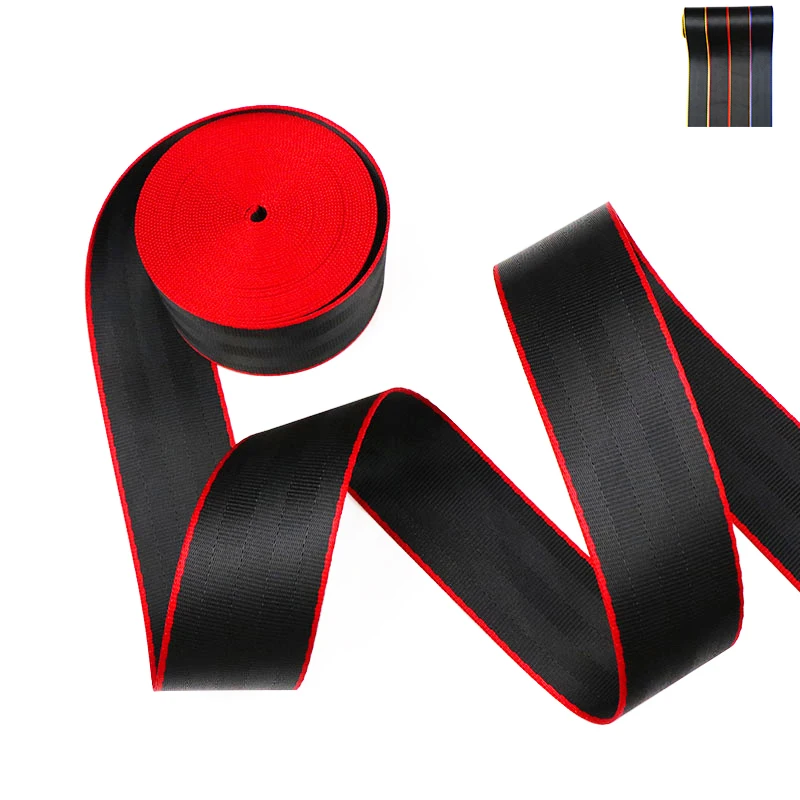 Dual Color Seat Belt Safety Belt Imitation Nylon Pet Dog Pregnancy Car Adjuster Safety Wheelchair Seat Belts For Wheelchairs