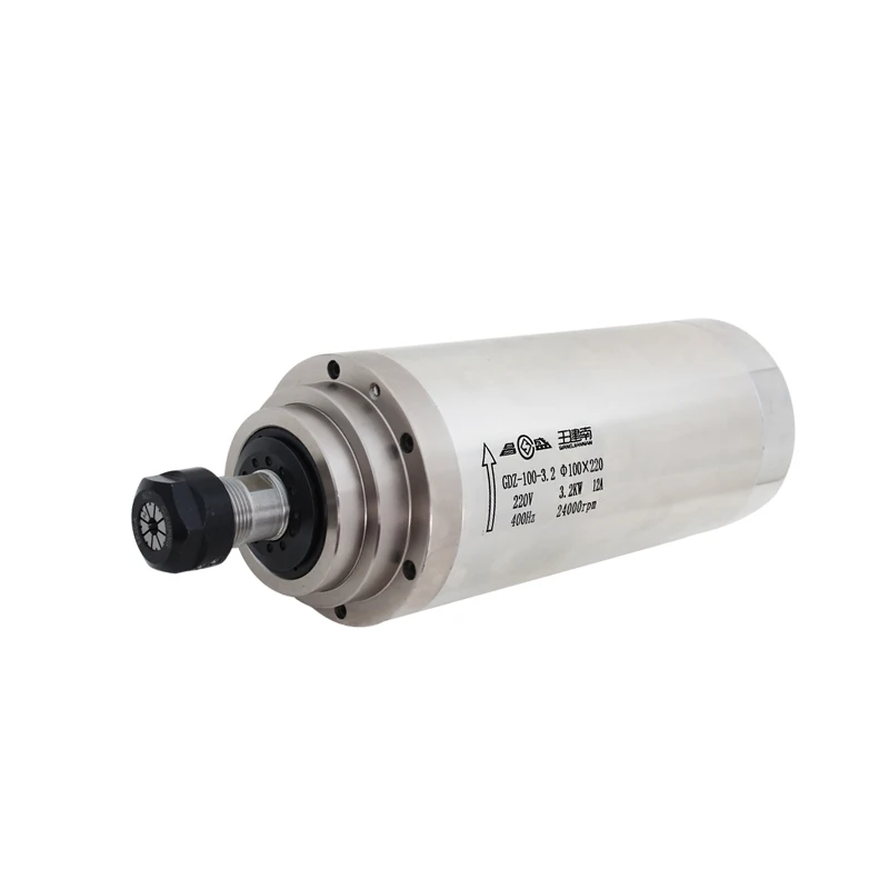 Water cooling 3.2kw spindle motor for milling