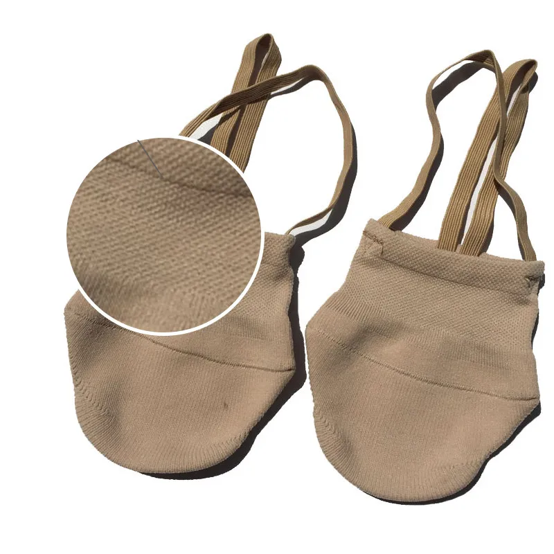 Мягкие полуноски для художественной гимнастики, художественные аксессуары для бальных танцев, эластичная обувь для гимнастики цвета хаки