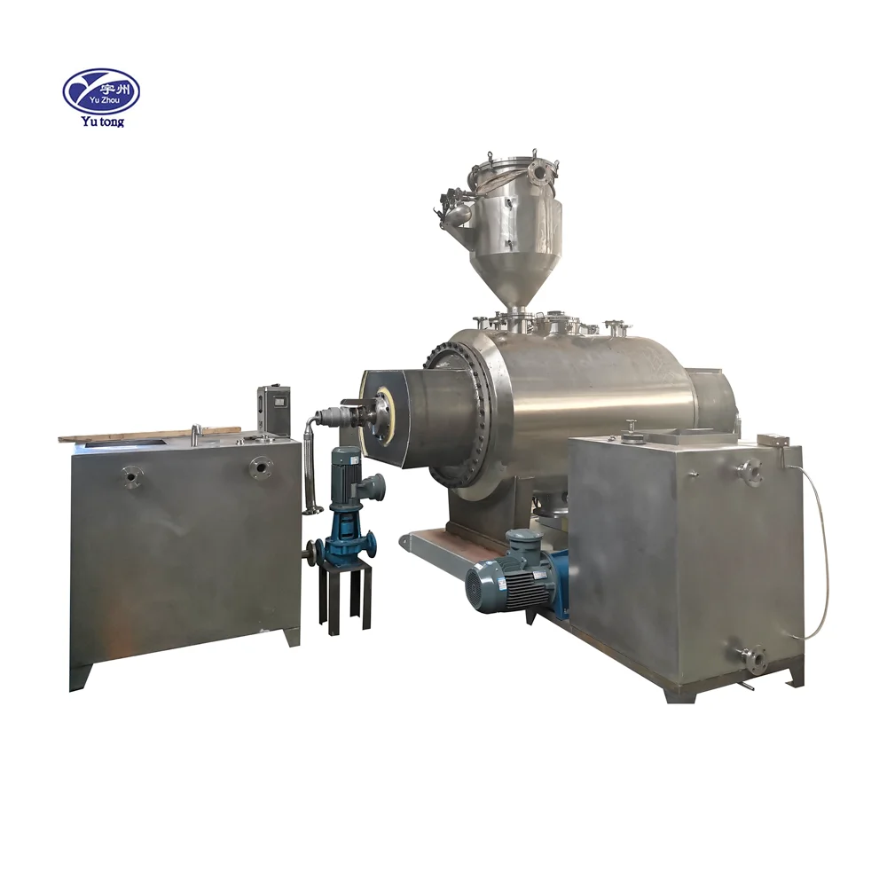 ZKG series Organic solvent rotary Horizontal vacuum rake drying machine vacuum harrow dryer