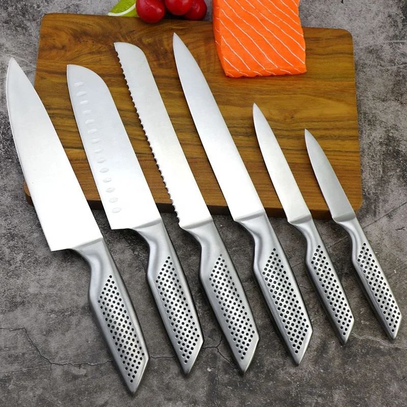 Лидер продаж набор модных кухонных ножей для моделирования профессиональные поварские ножи