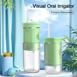 H2ofloss 2023 Best Selling Dental Floss Irrigator OEM/ODM Water Flosser Mini Waterflosser  For Teeth Braces Cordless Jet Pick