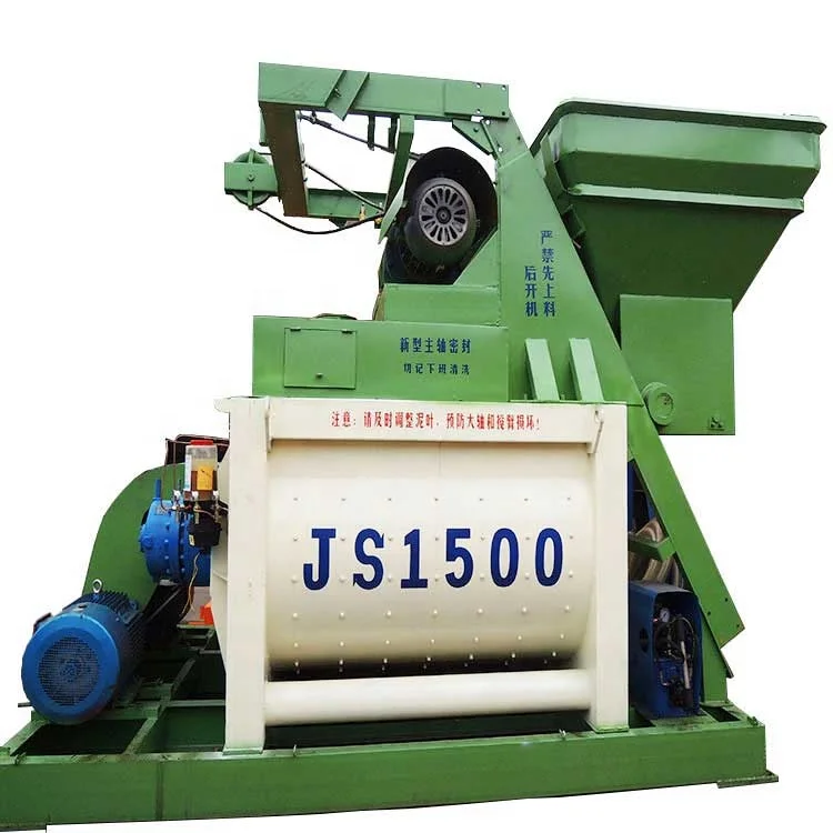 
Professional factory js1500 (1.5m3)concrete mixer prices 