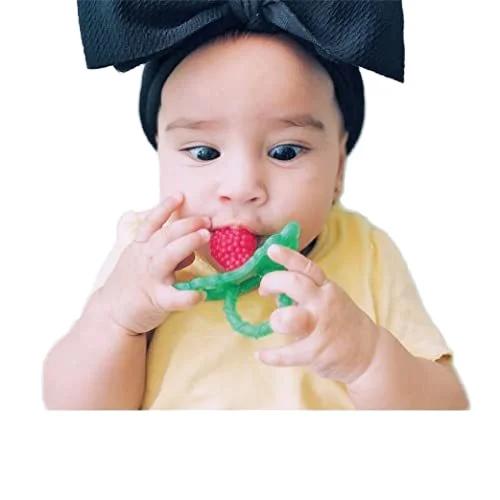 Soft Food Silicone Nipple Infant Safe Circle  Nipples Toddler Pacifier Kids Teether Toy Fruit shaped pacifiers For Boy And Girls
