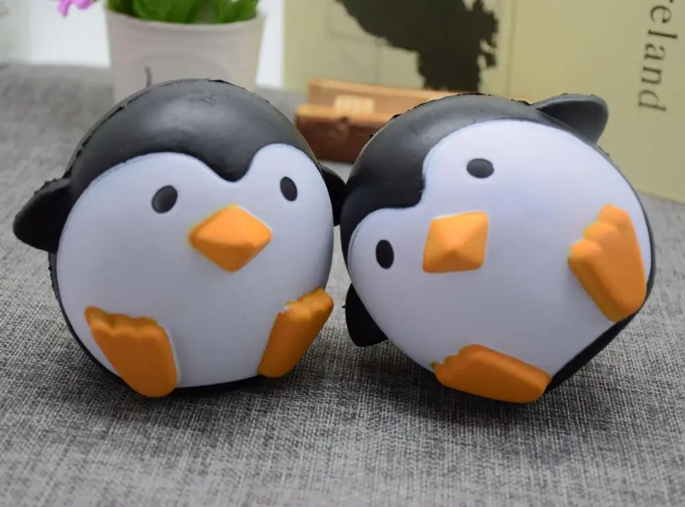 Hot sale Squishy penguin Stress Ball early Education Slow Rising  Squishy Animal toys for kids