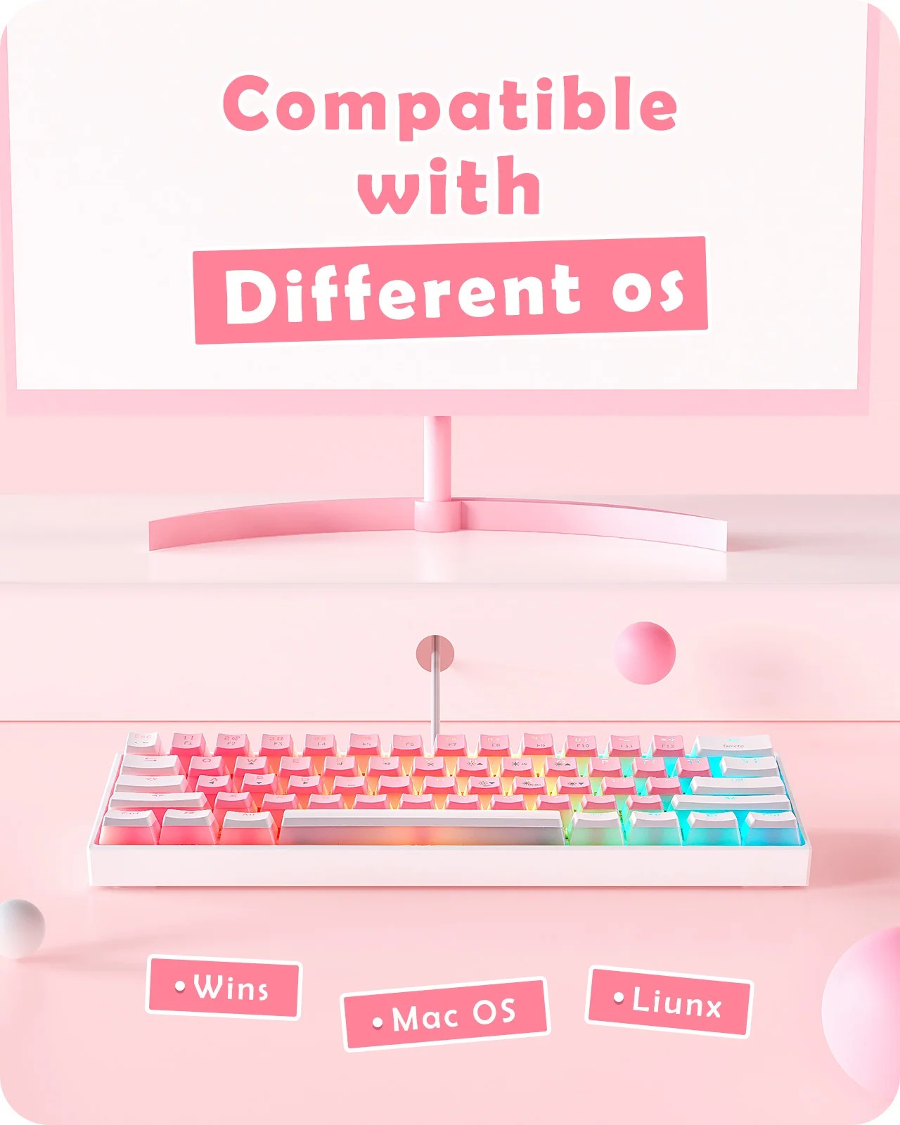 Seenda Programmable 16 RGB Backlit Keyboards For Gamer Mechanical Gaming Keyboard
