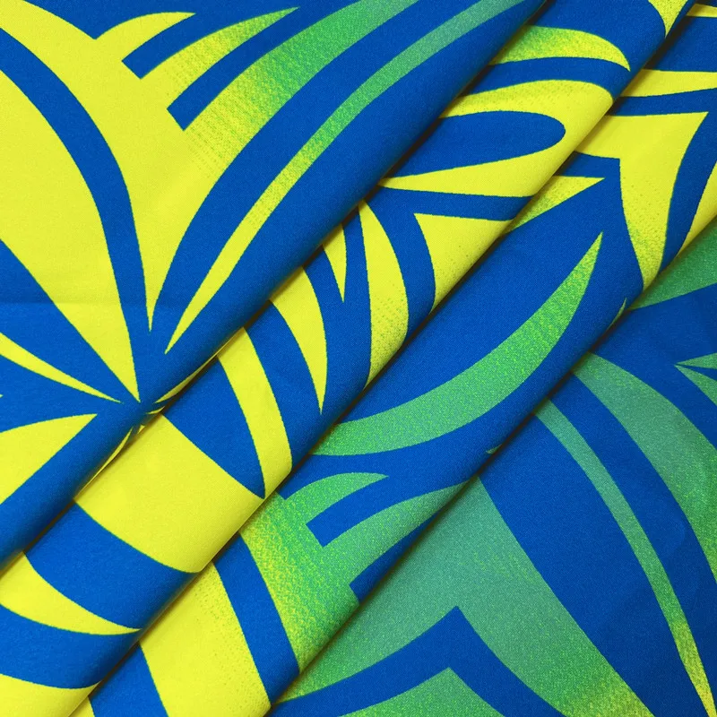 100% чистая индивидуальная Гавайская тропическая ткань с принтом для женского платья