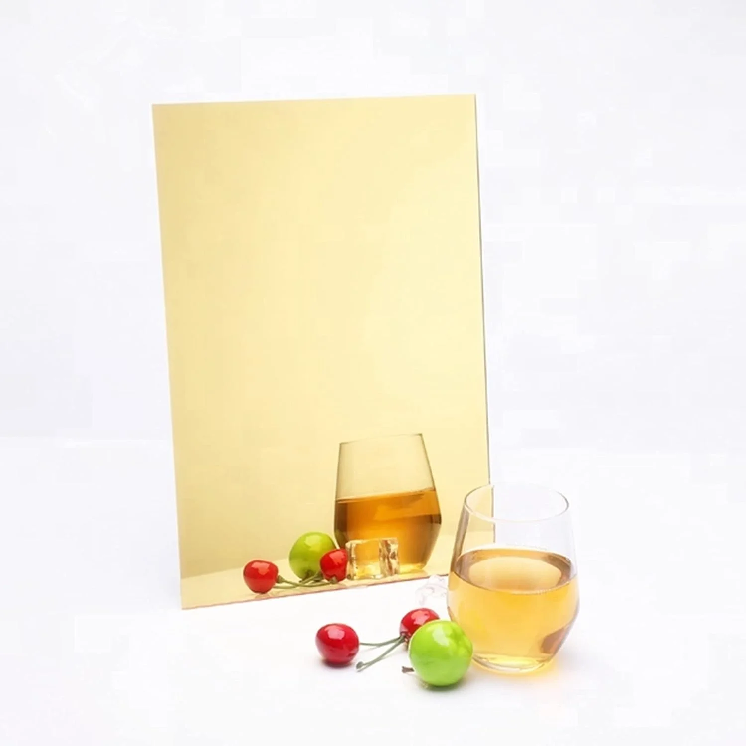 Rose gold mirror acrylic sheet acrylic gold mirror sheet