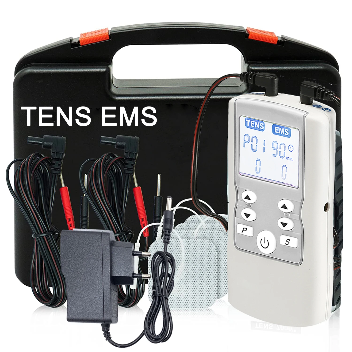 top sale  two therapy pause function adjustable pulse width frequency clinical test 36 mode ems tens