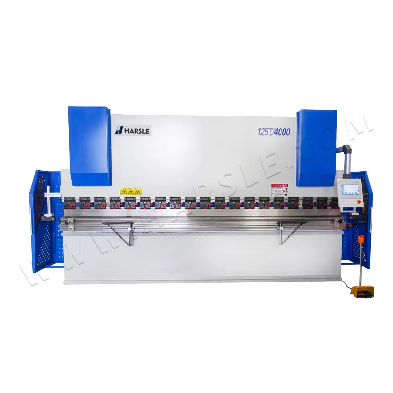 HARSLE TP10S 125T/4000 Hydraulic Press Brake Machine Metal Bending Machine Press Brake Tools With Cheap Price
