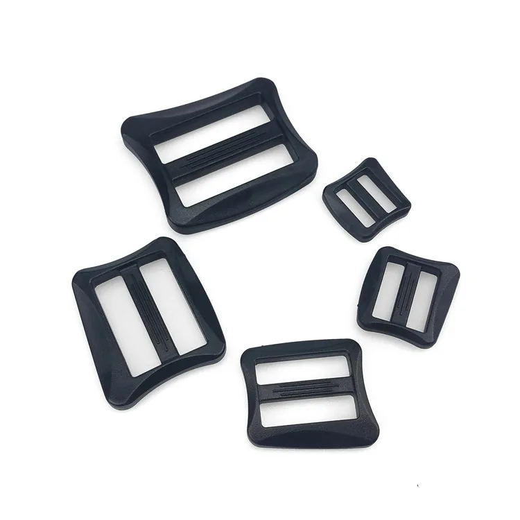 Adjustable Plastic Irregular Tri-glides Slides Buckle for Webbing, Fasteners Strap and Backpack