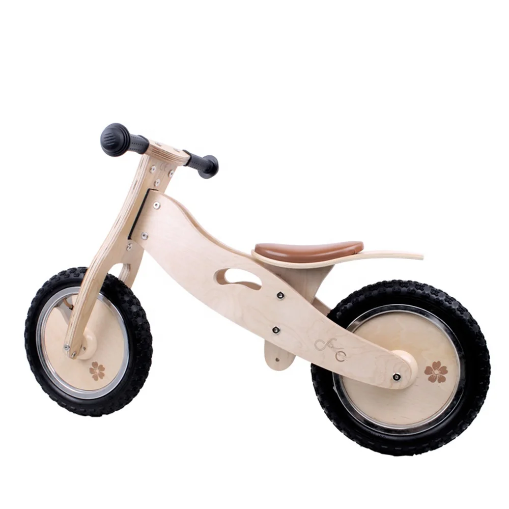 High Quality Preschool  Wooden Balance Bike Toys Children Balance Bike Wooden Bike Toys